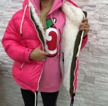 Куртка женская двухсторонняя  Артикул LUX-22005. Вид 3