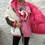 Куртка женская двухсторонняя  Артикул LUX-22005. Вид 6