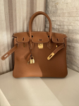 Сумка женская BIRKIN 30 Hermes Артикул LUX-26932. Вид 1