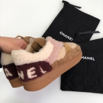 Кеды женские меховые Chanel Артикул LUX-21702. Вид 3