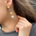 Серьги  Артикул LUX-32401. Вид 1