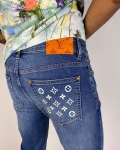 Джинсы мужские  Louis Vuitton Артикул LUX-34812. Вид 3