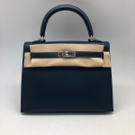 Сумка женская Hermes Kelly 25 cm,Epsom Color Bleu De Prusse Hermes Артикул LUX-37275. Вид 1