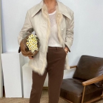 Двухсторонняя куртка Acne Артикул LUX-39584. Вид 1