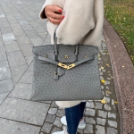 Hermes Birkin Ostrich GHW, 30 cm Hermes Артикул LUX-40533. Вид 2