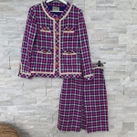 Костюм женский юбочный Gucci Артикул LUX-15127. Вид 1