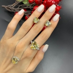 Серьги  Артикул LUX-26286. Вид 2