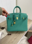 Сумка женская Birkin Vert jade color 25 cm Hermes Артикул LUX-85953. Вид 1