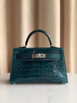 Сумка женская Kelly mini Crocodile Alligator Lisse Hermes Артикул LUX-133400. Вид 1
