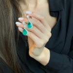 Серьги  Артикул LUX-21301. Вид 1