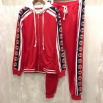 Костюм спортивный женский Gucci Артикул LUX-19081. Вид 1