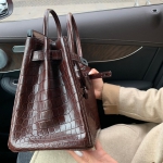  Сумка женская BIRKIN Croc  Hermes Артикул LUX-20886. Вид 3