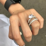 Пара колец  Артикул LUX-26320. Вид 1