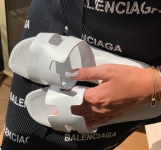 Шлёпки  Hermes Артикул LUX-11833. Вид 2