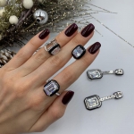 Серьги  Артикул LUX-25366. Вид 2