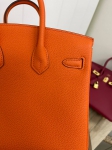 Сумка женская Birkin  Orange Poppy 25 cm Hermes Артикул LUX-85952. Вид 4