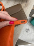Сумка женская Birkin  Orange Poppy 25 cm Hermes Артикул LUX-85952. Вид 6