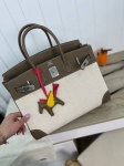 Сумка женская Birkin, 35 PHW Hermes Артикул LUX-88644. Вид 1