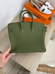 Сумка женская Birkin, 25, PHW Hermes Артикул LUX-88789. Вид 4
