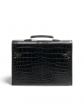 Портфель из натуральной кожи крокодила  Hermes Артикул LUX-92216. Вид 2