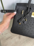 Cумка женская  Birkin , 30 cm Ostrich GHW Hermes Артикул LUX-93725. Вид 5