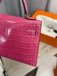 Сумка женская Kelly mini Crocodile Alligator Lisse Hermes Артикул LUX-103711. Вид 5