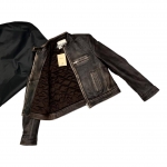 Кожаная куртка  Miu Miu Артикул LUX-105320. Вид 3