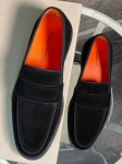 Замшевые туфли Santoni  Артикул LUX-105729. Вид 5