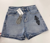 Шорты CHROME HEARTS Артикул LUX-105926. Вид 1