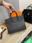 Сумка женская Birkin , 25 cm, PHW MATTE NILOTICUS Hermes Артикул LUX-106726. Вид 3