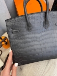 Сумка женская Birkin , 25 cm, PHW MATTE NILOTICUS Hermes Артикул LUX-106726. Вид 4