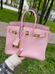 Сумка женская  Birkin, 25, PHW Hermes Артикул LUX-106787. Вид 1