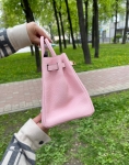 Сумка женская  Birkin, 25, PHW Hermes Артикул LUX-106787. Вид 5