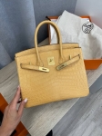 Сумка женская Birkin , 30, GHW MATTE NILOTICUS Hermes Артикул LUX-108074. Вид 1