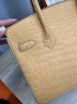 Сумка женская Birkin , 30, GHW MATTE NILOTICUS Hermes Артикул LUX-108074. Вид 6