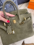 Сумка женская Birkin , 25 PHW Hermes Артикул LUX-108443. Вид 4