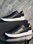 Кожаные кроссовки Balmain Артикул LUX-109815. Вид 3