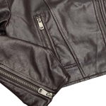 Кожаная куртка  Brunello Cucinelli Артикул LUX-110727. Вид 3