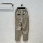 Кожаные брюки Brunello Cucinelli Артикул LUX-111280. Вид 3