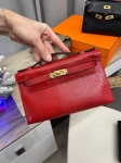 Сумка женская Pochette,  Lezard Natura Hermes Артикул LUX-113633. Вид 4