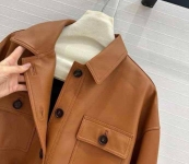 Кожаная куртка Yves Saint Laurent Артикул LUX-114263. Вид 5