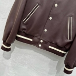Кожаный бомбер Celine Артикул LUX-115894. Вид 7