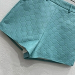 Кожаные шорты  Gucci Артикул LUX-116135. Вид 2