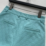 Кожаные шорты  Gucci Артикул LUX-116135. Вид 4