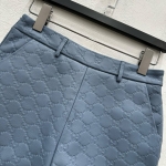 Кожаные шорты Gucci Артикул LUX-116215. Вид 2