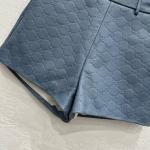 Кожаные шорты Gucci Артикул LUX-116215. Вид 4