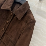 Замшевая куртка Celine Артикул LUX-116381. Вид 4