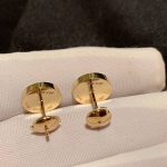 Серьги из розового золота с вставкой из оникса или перламутра Bvlgari Артикул LUX-116341. Вид 2