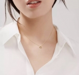 Подвеска   коллекция Open Heart из желтого золота  18 карат  Tiffany&Co Артикул LUX-116357. Вид 1