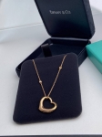 Подвеска   коллекция Open Heart из желтого золота  18 карат  Tiffany&Co Артикул LUX-116357. Вид 2